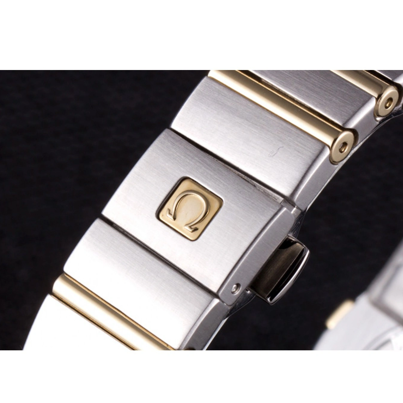 1013 Omega Constellation Gold Bezel Two Tone Band som95 621475